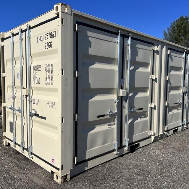 20' Storage Container One Trip Side Doors