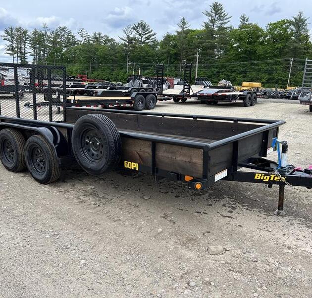 2021 Big Tex Trailers 6.5x16 6K Utility w/Ramp Gate & Spare Tire