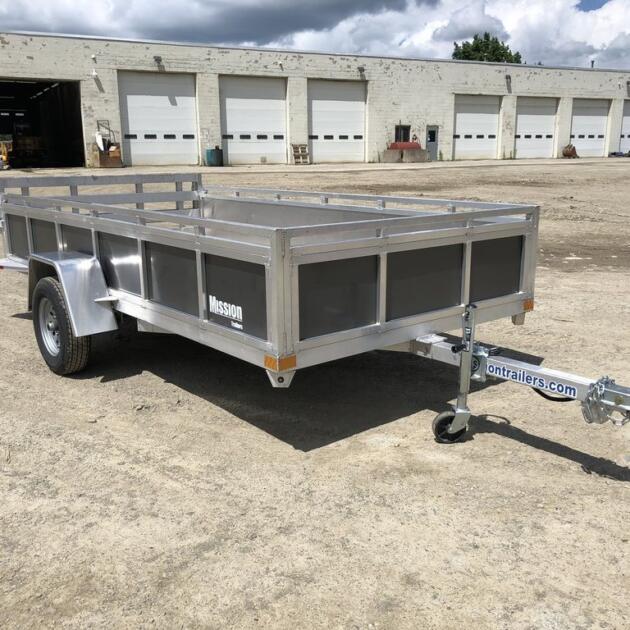 2022 Mission Trailers 6x12 Aluminum Open Utility w/Integrated Rear Ramp
