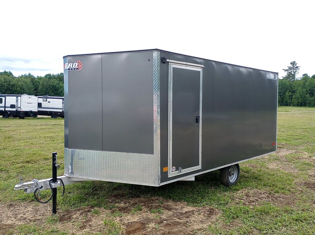 2022 Sno Pro Trailers 101x12 Aluminum Hybrid 2.0 w/Tapered Ramp, Mats & Guides