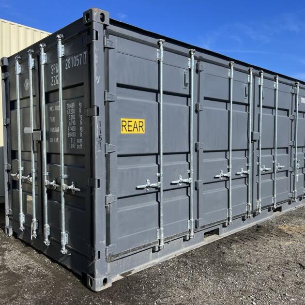20ft Shipping Container Standard Height One Trip Open Side