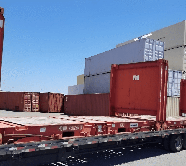 20 Foot Flat Rack Shipping Container